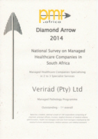 PMR Diamond Arrow Award Pathology 2014